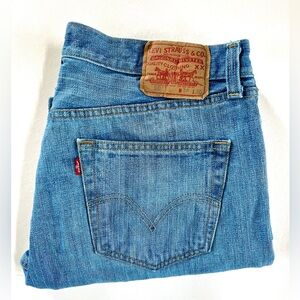 Levi’s men 501 jeans with butterfly buttons.